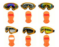 Masque cagoule tactique anti-UV pour moto, VTT, motocross, randonnée, avec protection solaire et monture PC