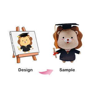 Vendita Calda di Giocattoli di Peluche Personalizzati a Basso MOQ, Design da Disegno, Logo Ricamato, Giocattoli Morbidi con Imbottitura in Cotone PP e Fodera in Rete - Product Image 5