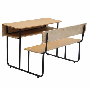 Banc de bureau polyvalent pour adultes et étudiants, mobilier en bois au design traditionnel pour la maison, le bureau, la chambre, le salon, l'hôtel, l'école, l'entrepôt - Product Image 6