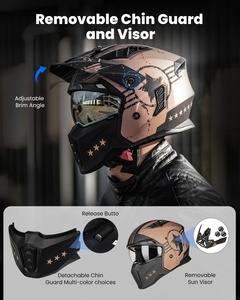 Casco de Motocicleta Abierto ILM, Estilo Vintage Retro, Modelo Z302, <span class=keywords><strong>Precio</strong></span> de Fábrica - Product Image 2