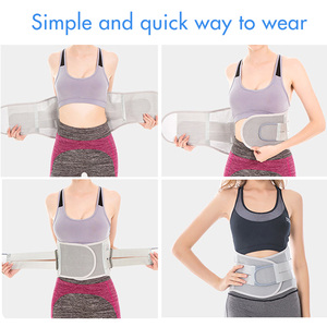 Fornire Private Label vita <span class=keywords><strong>schiena</strong></span> supporto moda palestra donna uomo medico tensione dolore sollievo vita <span class=keywords><strong>schiena</strong></span> lombare <span class=keywords><strong>corsetto</strong></span> tutore della colonna vertebrale - Product Image 4