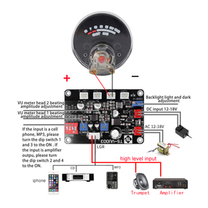 High Precision P-40 VU <strong>Level</strong> <strong>Meter</strong> Amplifier Audio <strong>Meter</strong> Pointer <strong>Type</strong> Single Phase Digital Volume and <strong>Sound</strong> Pressure <strong>Meter</strong> - Product Image 5