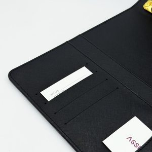 Carpeta de 4 anillas al por mayor organizador planificador cubierta de cuaderno <span class=keywords><strong>agenda</strong></span> personalizada A4 Fuax carpetas de cuero - Product Image 6