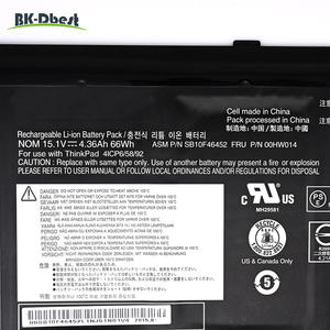 BK-Dbest Usine En Gros 00HW014 Batterie D'ordinateur Portable pour <span class=keywords><strong>Lenovo</strong></span> <span class=keywords><strong>ThinkPad</strong></span> S5 <span class=keywords><strong>Yoga</strong></span> <span class=keywords><strong>15</strong></span> 00HW008 00HW009 SB10F46446 SB10F46447 Batterie - Product Image 5