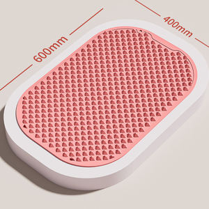 Bantalan pijat akupuntur titik tekanan alat refleksi kaki Oval silikon dua sisi alas pijat kaki - Product Image 2