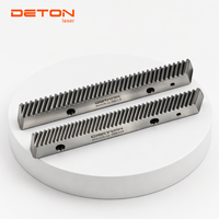 Crémaillère hélicoïdale DETON 1,5M 2M 3M de haute précision pour transmission industrielle CNC, adaptée aux machines de gravure et de découpe laser sur métal