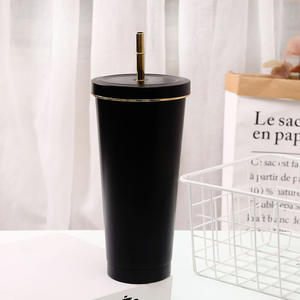 Mug isotherme en métal à double paroi 750 ml, gobelet en acier inoxydable pour sublimation, avec couvercle et paille, marque privée, vente en gros, sans BPA - Product Image 6