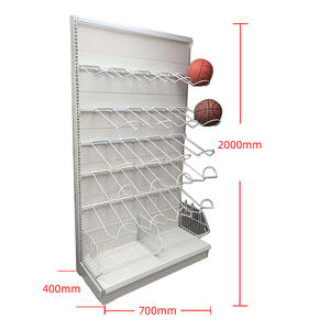 Pavimento in piedi calcio basket calcio calcio palla espositore sportivo basket Rack per negozio di articoli sportivi - Product Image 3