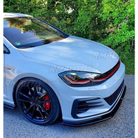 Car Front Bumper Spoiler Lip Diffuser Modification Part For Volkswagen Golf 7/7.5 GTI R Bumper Guard Protector Cover Accessories