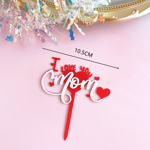 Décoration de gâteau en acrylique « Maman » au thème Miel et Douceur, pour la Fête des Mères et les Anniversaires, style Instagram - Product Image 6