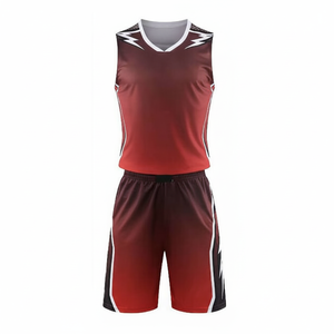 Uniforme de baloncesto de sarga de aparejos baratos de etiqueta privada, fabricante de fábrica de estilo de tendencia, uniforme de baloncesto a la venta - Product Image 1