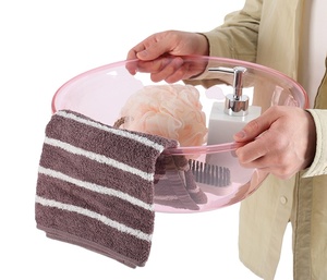 Bassin en <span class=keywords><strong>plastique</strong></span> épaissi Lavabo en <span class=keywords><strong>plastique</strong></span> transparent Récipient de lavage de cuisine Bassin à vaisselle Conteneurs de lavage de fruits grande taille - Product Image 6
