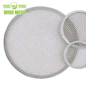300 400 500 Mesh 316 Stainless Steel Screen Wire Mesh Roll Filter Fencing Mesh Tray Filter Disc