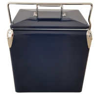 Glacière en métal de style nouveau 7L/13L/17L/28L, boîte isotherme pour l'extérieur