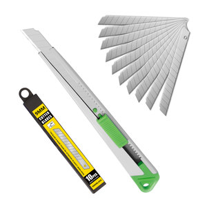 Tự động 9mm tiện ích dao lưỡi <span class=keywords><strong>SK2</strong></span>/SK5 SK5 Lưỡi vật liệu ABS xử lý trượt tự khóa đa màu hộp cắt giấy - Product Image 1
