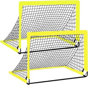 Gran oferta, portería de fútbol portátil emergente <span class=keywords><strong>para</strong></span> niños, paquete de 2 porterías de fútbol de 4 'X 3', juego de <span class=keywords><strong>red</strong></span> con bolsa de transporte, clavijas de tierra - Product Image 1