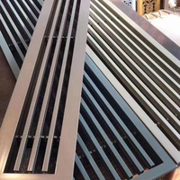 Grille d'aération artistique à motifs personnalisables, cache de retour d'air, registre mural, montage encastré, diffuseur d'air pour cloison sèche