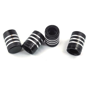 Aluminum Alloy Valve <b>Cap</b> For Car Tires American Style 1 Blue 1 Black 1 Red 1 Gray Tubeless Valve Cover <b>Dust</b> Protection - Product Image 4
