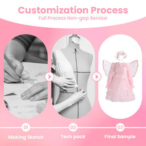 Disfraz de Hada Mariposa Juvenil al por Mayor, con Detalles de Volantes, Apto para los Mercados de la UE y EE. UU., Entrega Rápida - Product Image 2