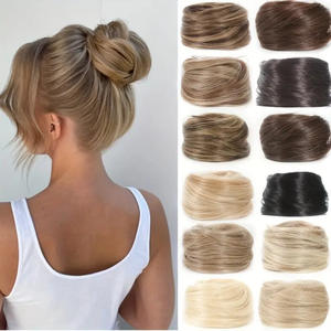 FQ03 Perruque Chignon en Fibre Haute Température, Ligne de Cheveux Naturelle, Style Roulé 7cm, Outil de Coiffure Simulée pour Femmes - Product Image 3