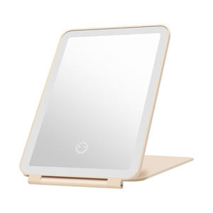 Estuche de bolsa de maquillaje de viaje iluminado con espejo de luz LED Espejo de maquillaje de belleza con Luz Portátil Batería de 2000mAh con mini espejo - Product Image 3