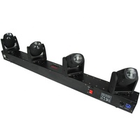 Projecteur lumineux de scène de haute qualité RGBW 4, lumière led avec tête mobile