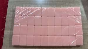 Fichas de Mahjong de Lujo Mary Benson, Línea Mahjong, Acrílicas, 160 Piezas, 4 Capas, Rosa Claro, Rosa Flor de Cerezo, Rosa Pálido, Rosa Melocotón - Product Image 1