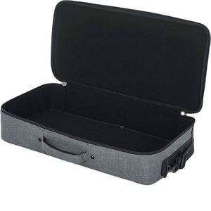 Muestra Gratuita de Bolsa de Transporte para Pedalera, Multifuncional, de Poliéster Gris, Gran Capacidad, Portátil, con Correa para el Hombro - Product Image 6