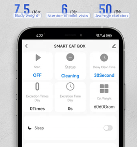 Bac à litière intelligent 68L avec contrôle par application, élimination des odeurs, ouverture supérieure, auto-nettoyant, pour plusieurs chats - Product Image 4