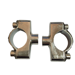 Repuestos de Moto, Soporte de Espejo Retrovisor de Acero Inoxidable para Motocicletas CJK750 M1 M72 con Sidecar, Base de Montaje para Espejo Retrovisor - Product Image 1