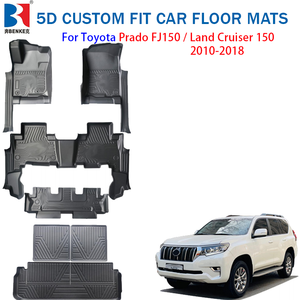 <span class=keywords><strong>Tappetini</strong></span> Auto 5D in TPE su Misura per <span class=keywords><strong>Toyota</strong></span> Prado FJ150 2010-2018, Impermeabili e Antiscivolo per Tutte le Stagioni - Product Image 1