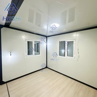 Maison mobile moderne préfabriquée prête à l'emploi 20 pieds 40 pieds, 2, 4 ou 5 chambres, conteneur extensible à vendre