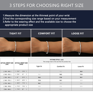 Bracciali Tennis Classici Placcati <span class=keywords><strong>Oro</strong></span> 14k con Zirconi Cubici 5A, Gioielli Raffinati, Regali, 4mm 3mm, per <span class=keywords><strong>Donna</strong></span> e Uomo - Product Image 4