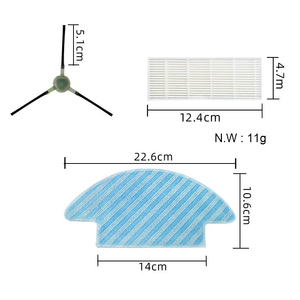 อะไหล่พอดีสำหรับ lefant M213 M210B M210 M210S <span class=keywords><strong>okp</strong></span> K2 K3 K4หมุนแปรงหมุนแผ่นกรอง HEPA ผ้าชิ้นส่วนเครื่องดูดฝุ่นหุ่นยนต์ - Product Image 6