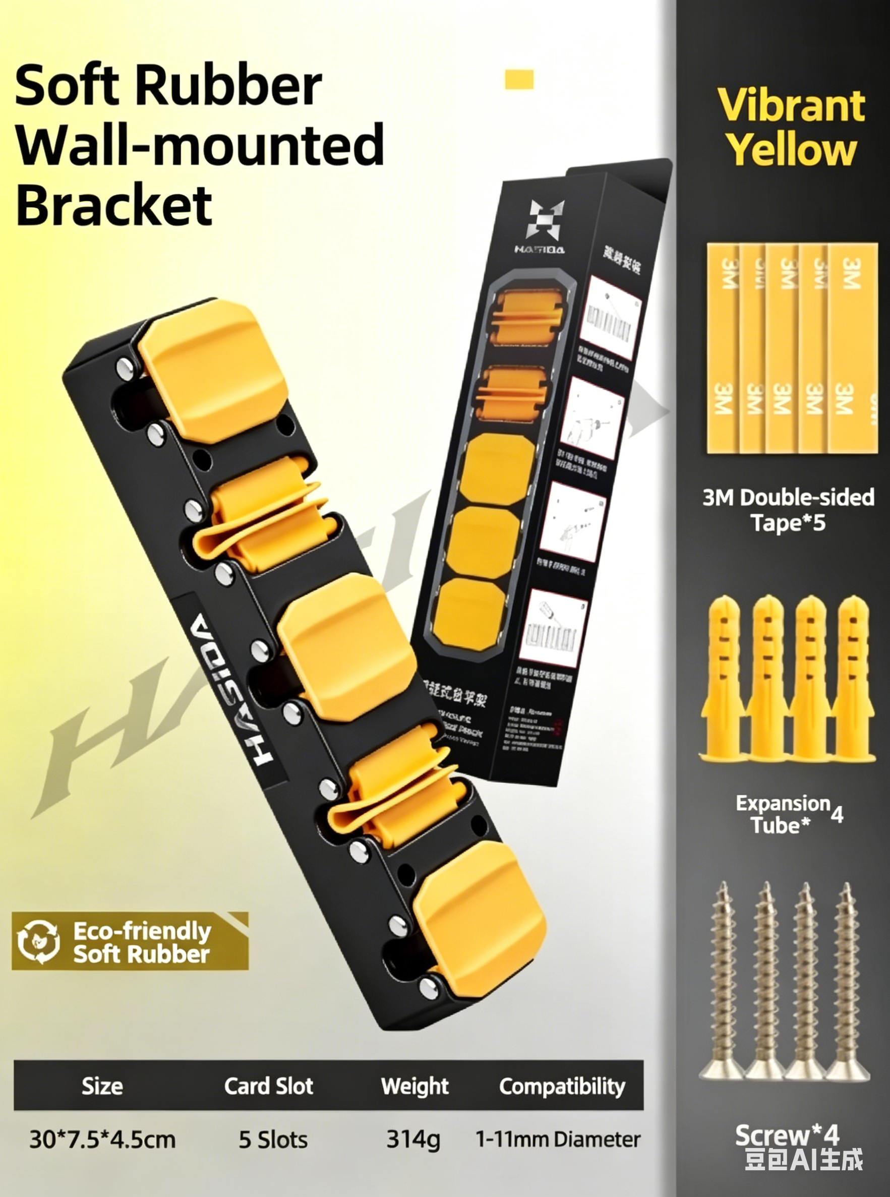 5-Slot Yellow
