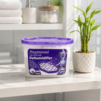 Absorbeur d'humidité, déshumidificateur, déshydratant au chlorure de calcium pour armoire et placard