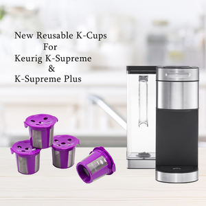 Filtres à café réutilisables écologiques de couleur personnalisée pour cafetière Keurig, dosettes de café rechargeables, Keurig Cafe Supremes - Product Image 6