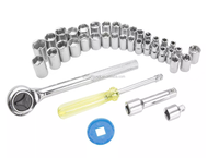 Ensemble d'outils de réparation personnalisés professionnels 40 pièces ensemble de clés à chocs à cliquet outils clé combinée caja de herramientas