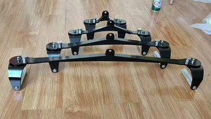 Accessoire de câble en acier robuste pour la gym, poignée magnétique réglable pour tractions dorsales, poignées de barre magnétiques pour l'haltérophilie - Product Image 3