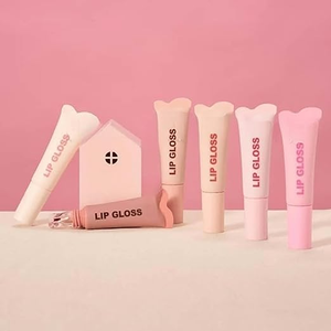 ผู้ผลิตลิปสติกแบรนด์ส่วนตัว สีชมพู ฉ่ำวาว วีแกน ใส บำรุงริมฝีปากให้อวบอิ่ม ประกายชิมเมอร์ สีชมพู - Product Image 4