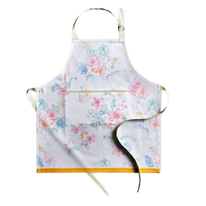 Custom Logo Available Kitchen Used Sleeveless Bib <b>Chef</b> <b>Apron</b> Durable Eco-Friendly Recyclable Quick Dry Washable Cotton <b>Apron</b> - Product Image 1