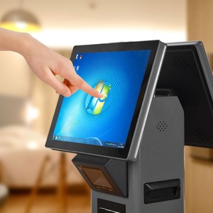 New Arrival 15.6/18.5/21.5 Inch Dual-sided hd Display Screen Voucher <b>Printing</b> Kiosk Digital Payment Kiosk - Product Image 3