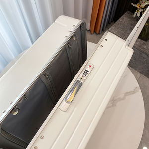 <span class=keywords><strong>Maleta</strong></span> <span class=keywords><strong>de</strong></span> transporte con bolsillo frontal para portátil, equipaje <span class=keywords><strong>de</strong></span> tamaño <span class=keywords><strong>de</strong></span> cabino inteligente <span class=keywords><strong>de</strong></span> color metálico, muestra disponible - Product Image 4