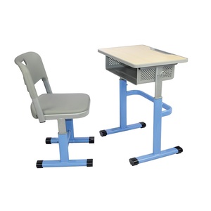Modern Style Commercial Schooling Student Metal Adjustable <b>Study</b> <b>Desk</b> and Chair ST-208D <b>Study</b> <b>Desk</b> and Chair ST-208D - Product Image 5