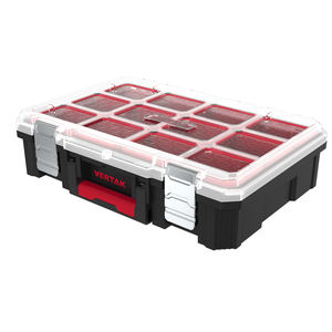 Vertak 3 in 1 portatile multifunzione Trolley a tre strati scatola portaoggetti in plastica con cassetti - Product Image 2