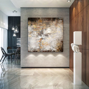 100% <span class=keywords><strong>peinture</strong></span> à l'huile originale peinte à la main sur toile <span class=keywords><strong>abstraite</strong></span> grande taille <span class=keywords><strong>peinture</strong></span> à l'huile d'art fait à la main - Product Image 4