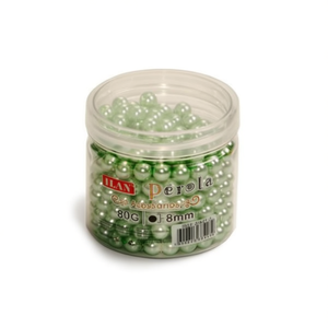 Perle Ilan Perla 8mm 80g Verdi per Creazione di Gioielli - Product Image 1