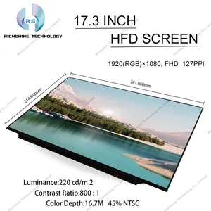 Richshine NV173FHM-N49 / B173HAN04.8 17.3" EDP 30 Pin Screen FHD Laptop Replacement Screen Original Brand New Led Lcd Screen
