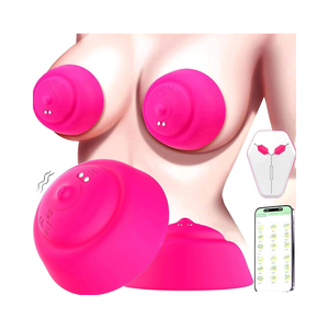 Low Price Wireless Vibrating Nipple Clamps Invisible Design, Lightweight  Silicone