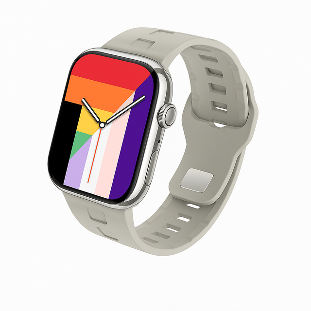 Bluetooth Smart Watch with AMOLED Display, GPS, Blood Pressure & Fitness Tracking for Android IOS